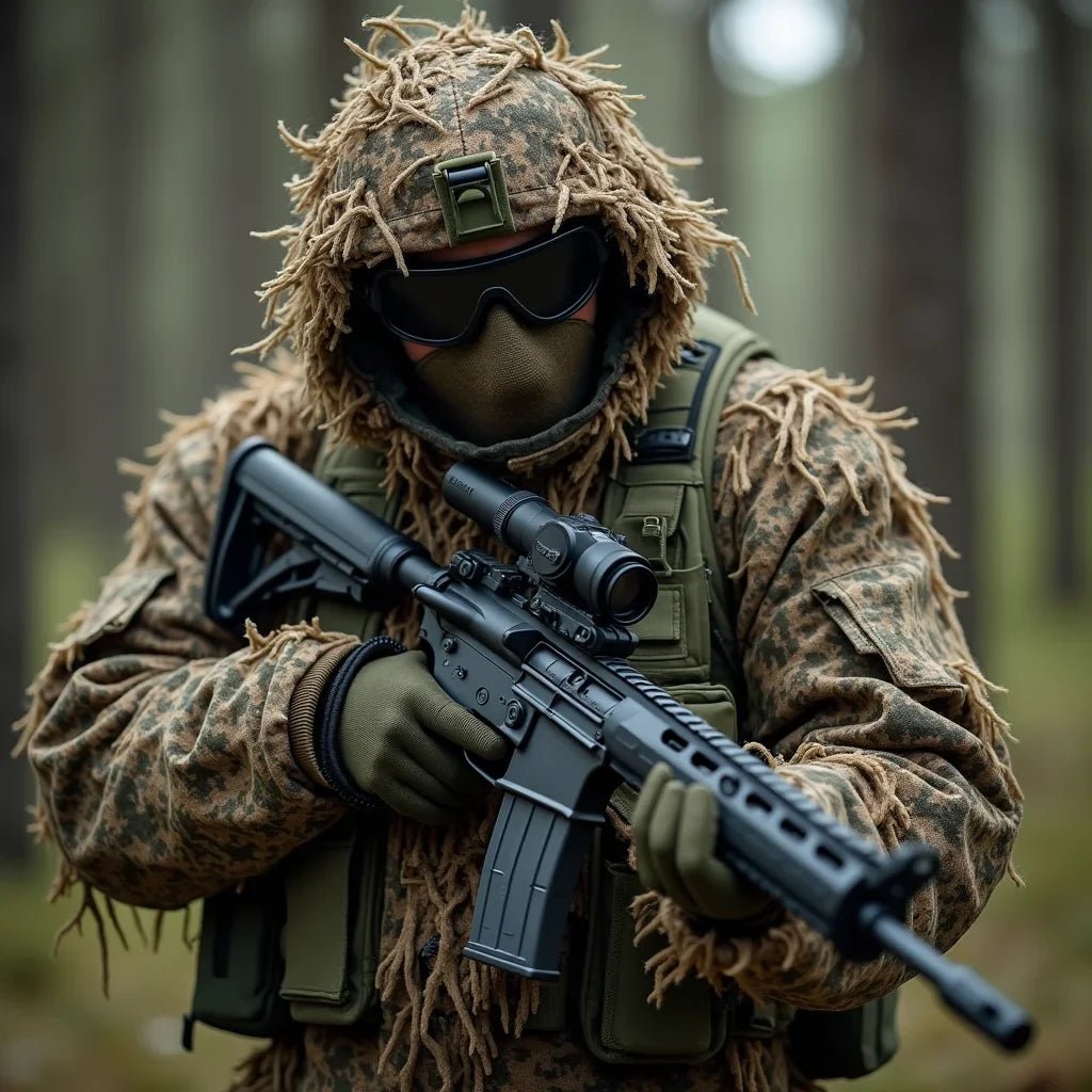 Tenue ghillie airsoft checklist camouflage et mobilité - BDU AIRSOFT
