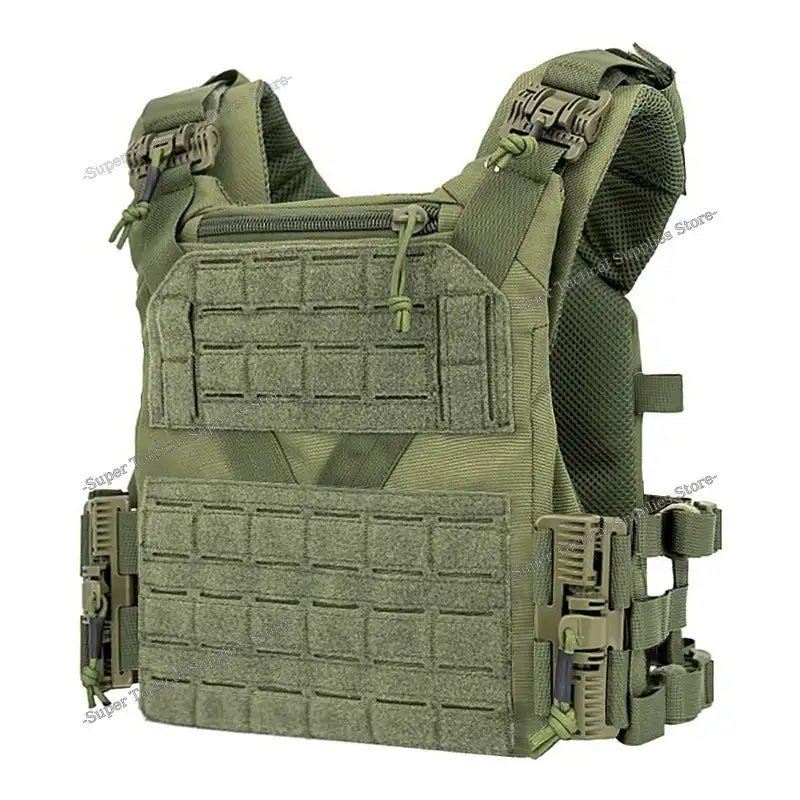 Gilet Porte-Plaque Armée Française Molle K19 green army