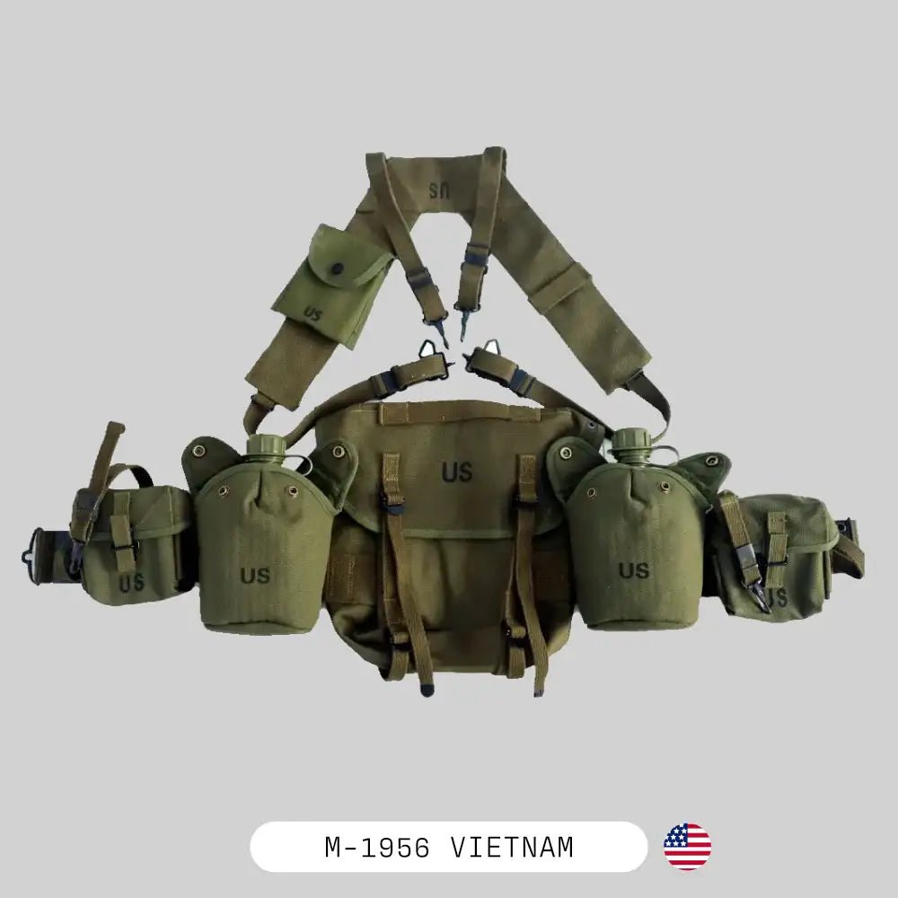 gear up vietnam M-1956 load-carrying Vietnam War gear