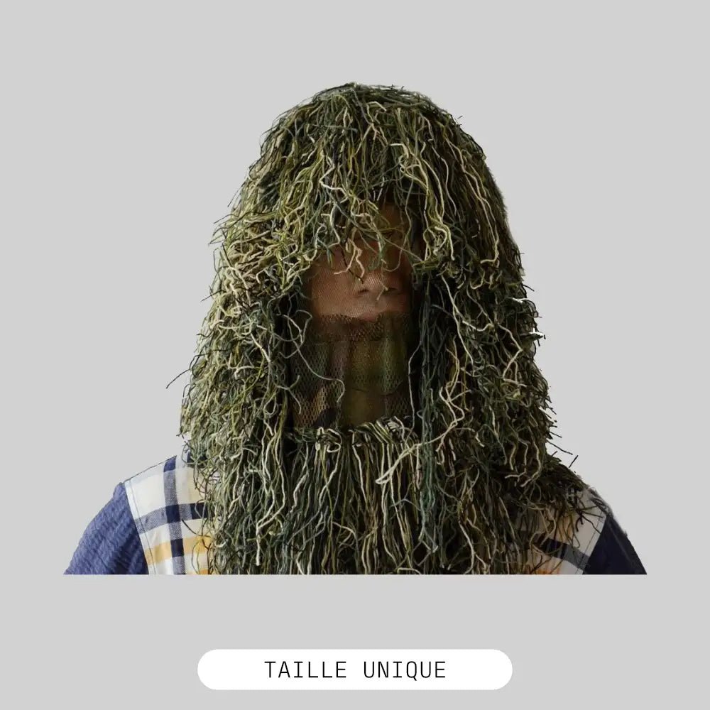 Cagoule Tactique Ghillie airsoft - BDU AIRSOFT - CCE