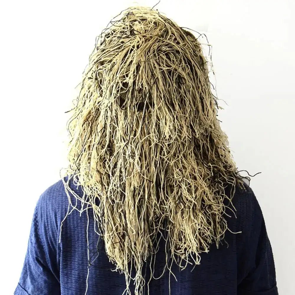 Cagoule Tactique Ghillie airsoft - BDU AIRSOFT - Désert