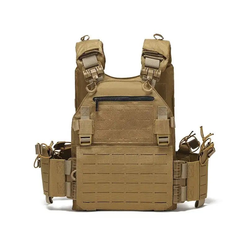 Gilet Porte Plaque Tactique 6094 Airsoft - BDU AIRSOFT - Tan