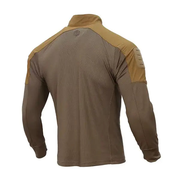 tshirt de combat airsoft face arrière khaki