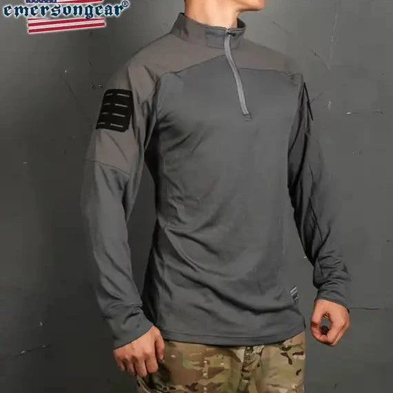 tshirt de combat airsoft gris