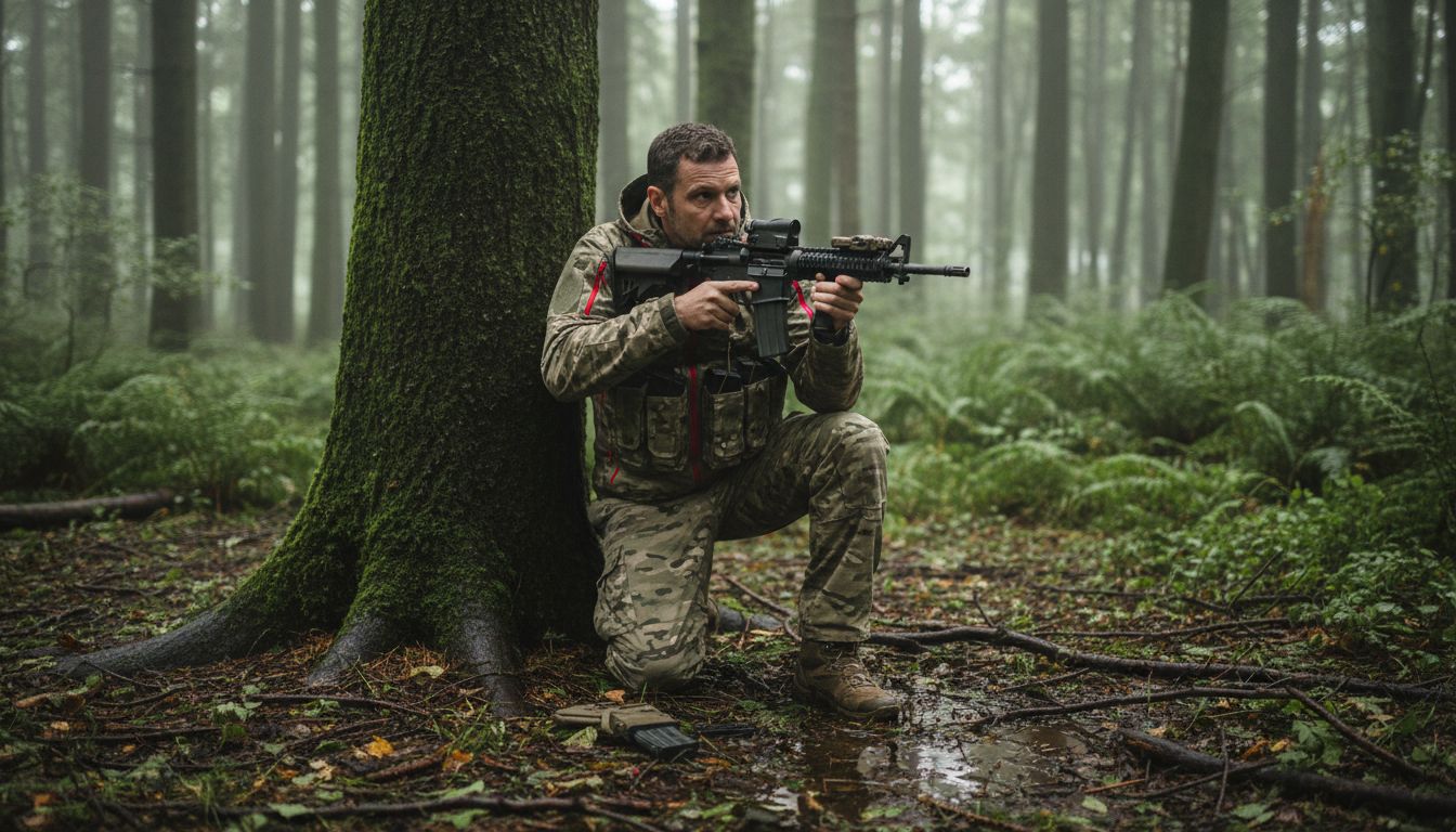 joueur airsoft softshell