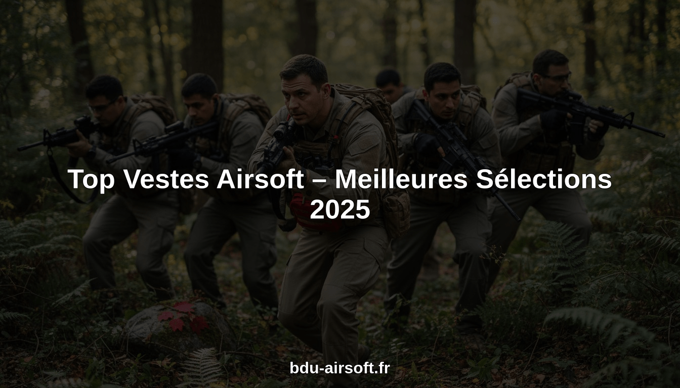 Top Vestes Airsoft – Meilleures Sélections 2025 - BDU AIRSOFT