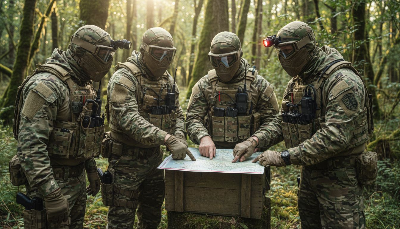 préparation équipement airsoft