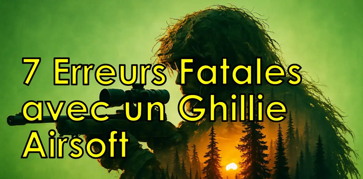 7 Erreurs Fatales avec un Ghillie Airsoft (Et Comment Les Éviter sur le Terrain) - BDU AIRSOFT