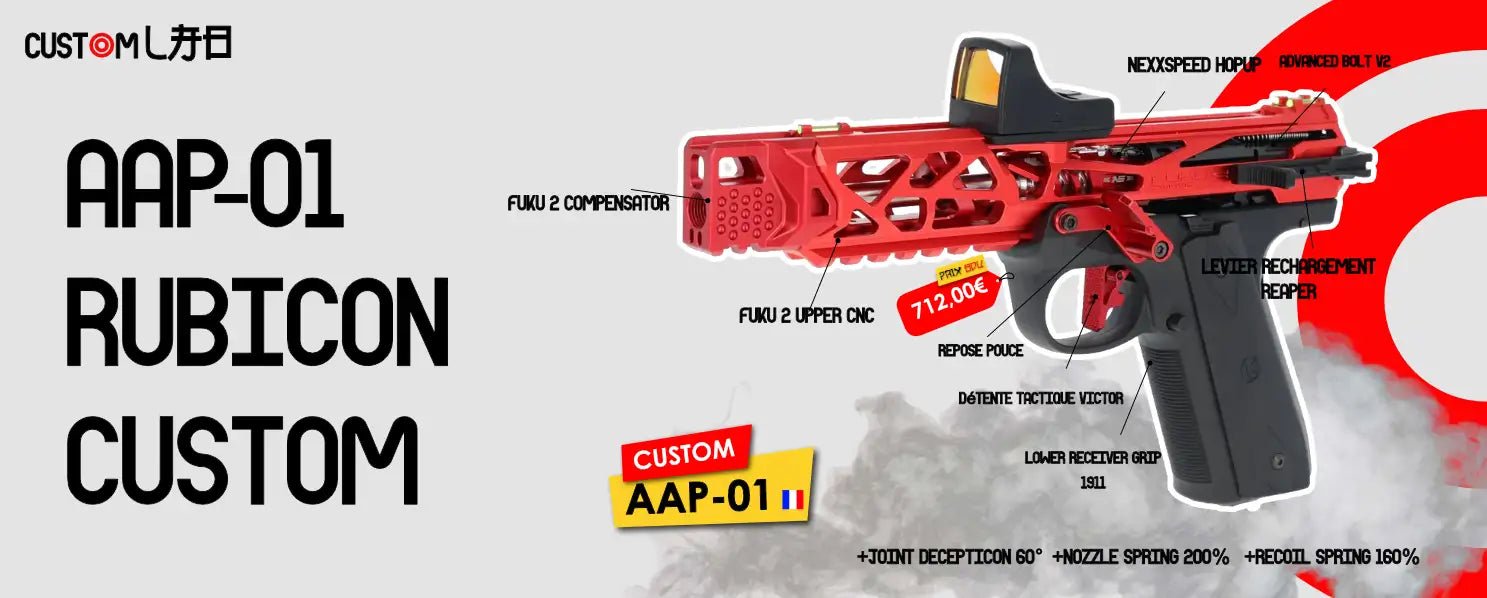 AAP-01 Rubicon Custom : Ingénierie Balistique et Domination en Milieu Clos - BDU AIRSOFT