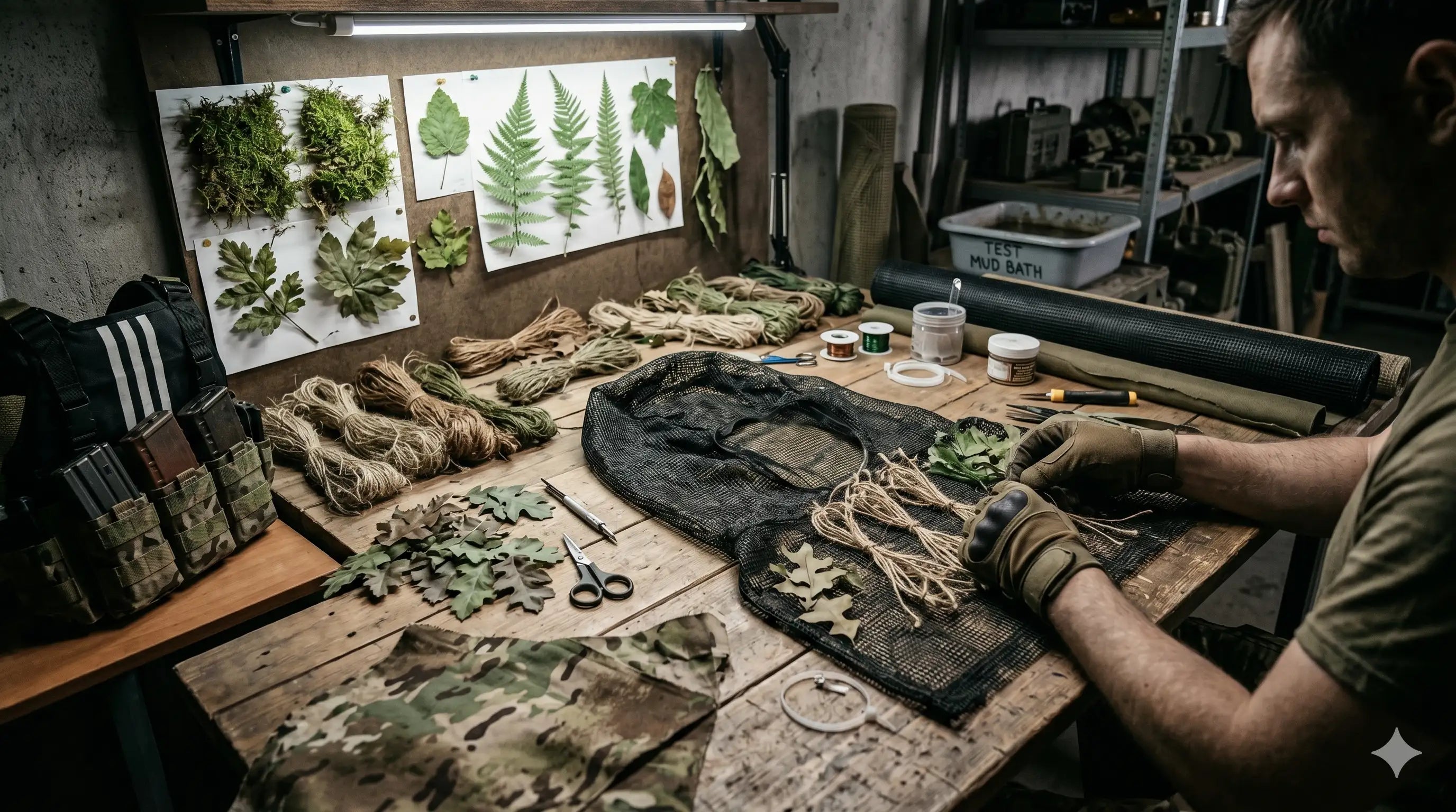 GHILLIE SUIT CRAFTING : L'ART DE LA PERSONNALISATION TECHNIQUE - BDU AIRSOFT