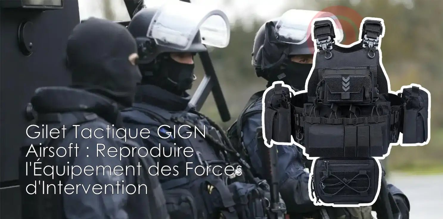 Gilet Tactique GIGN Airsoft : L'Équipement Authentique des Forces d'Élite - BDU AIRSOFT