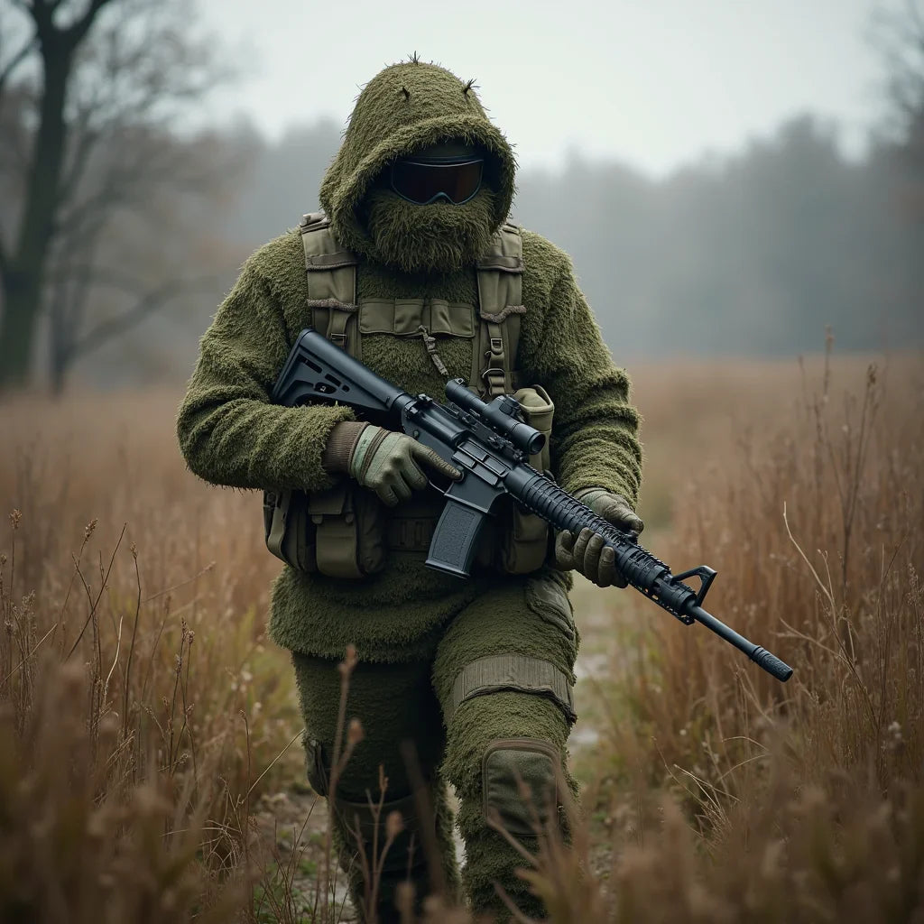 Costume Ghillie 3D - Devenir indétectable avec un costume ghillie 3D en jeu