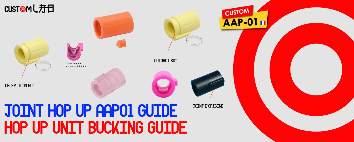 Joint hop up GBB AAP01 pour amélioration de la précision et étanchéité.