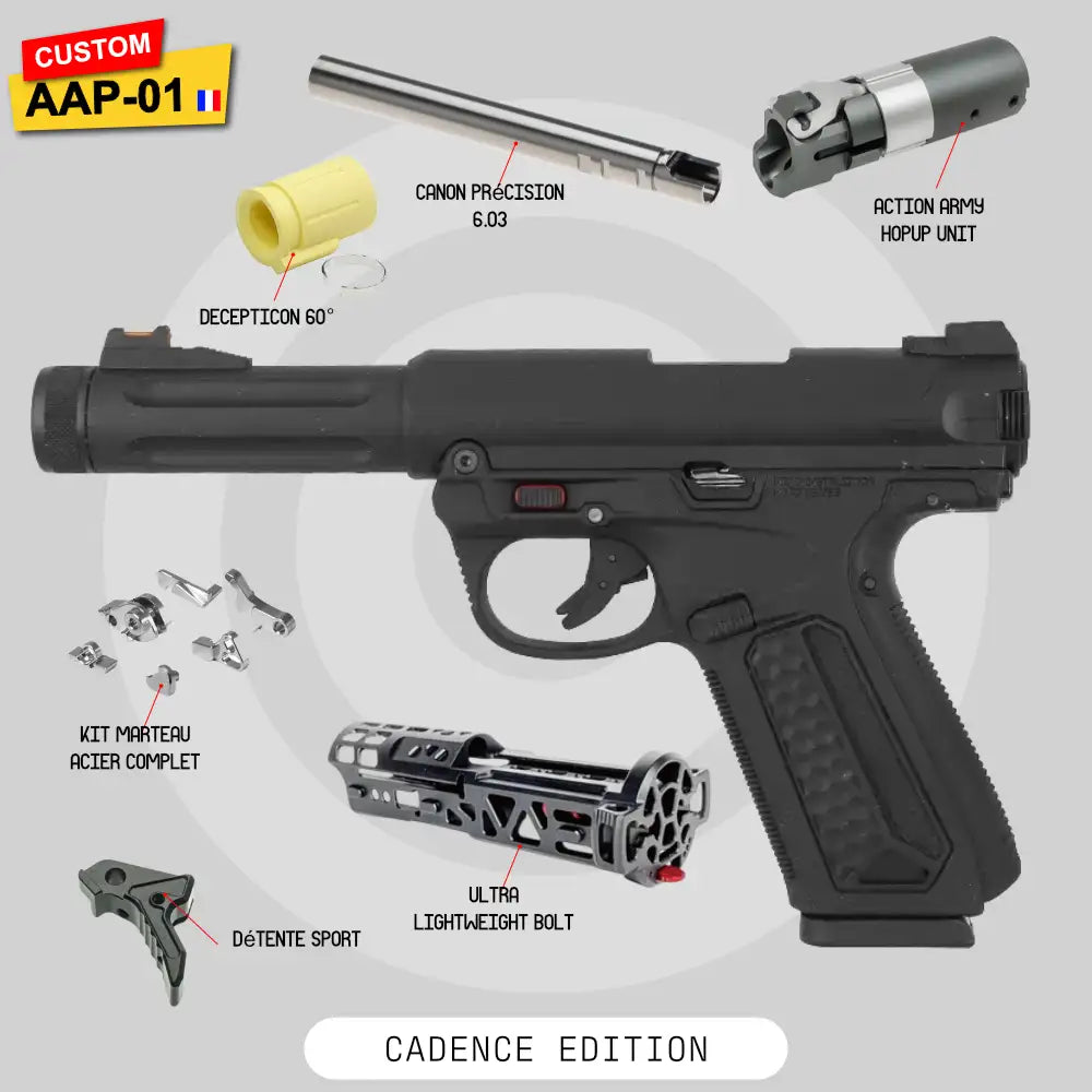 AAP-01 speedsoft du Custom Lab BDU : culasse allégée, ressorts appariés et short stroke offert