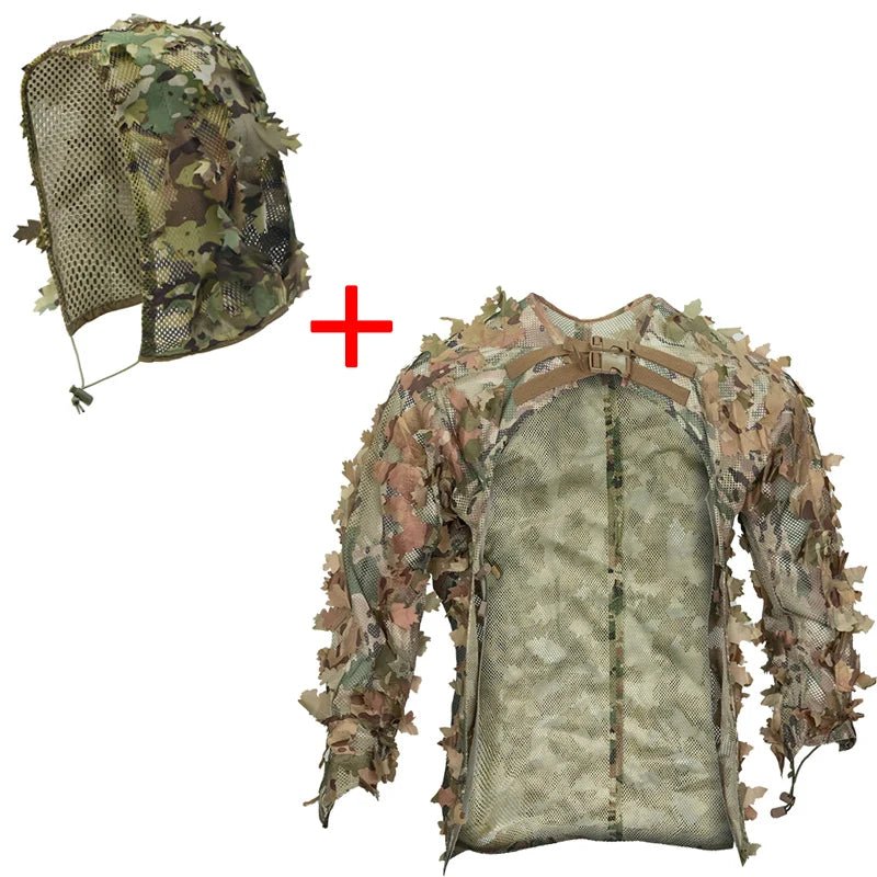 Cape de camouflage ghillie suit airsoft - BDU AIRSOFT - Multicam + Accessoire