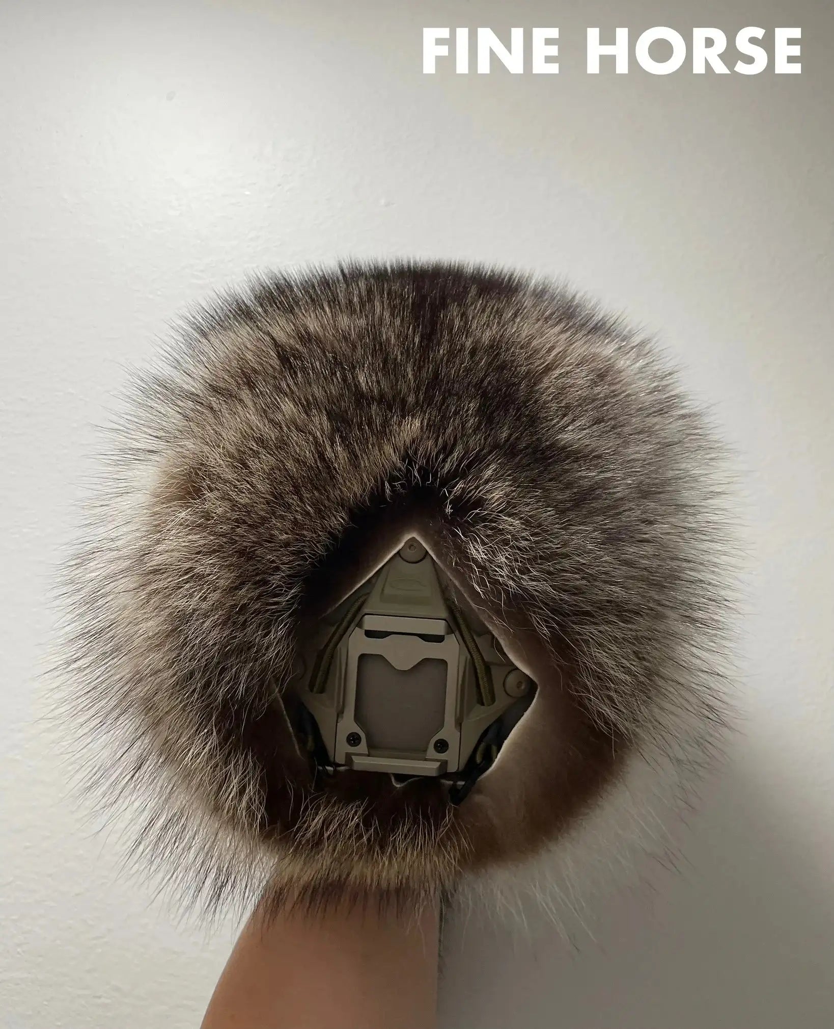 Couvre-casque Racoon de face