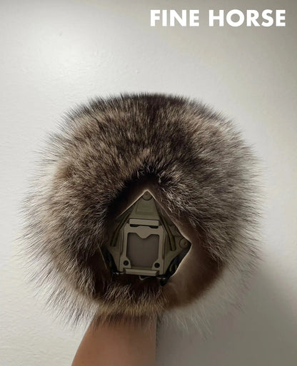 Couvre-casque Racoon de face