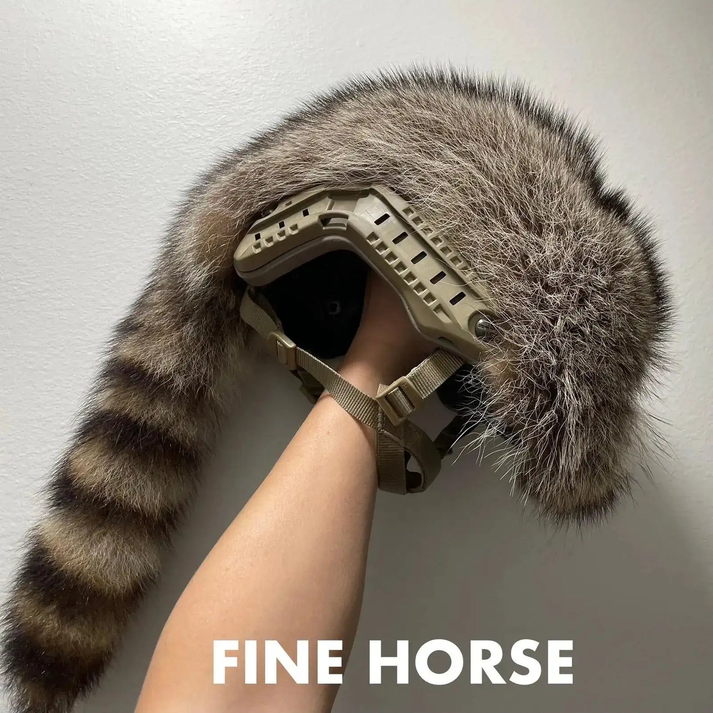 Couvre-casque Racoon synthétique