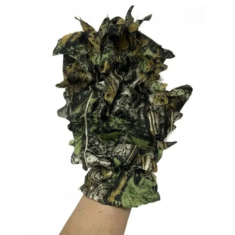 Gant Ghillie Suit Feuilles 3D - Antidérapant - BDU AIRSOFT - Real Tree