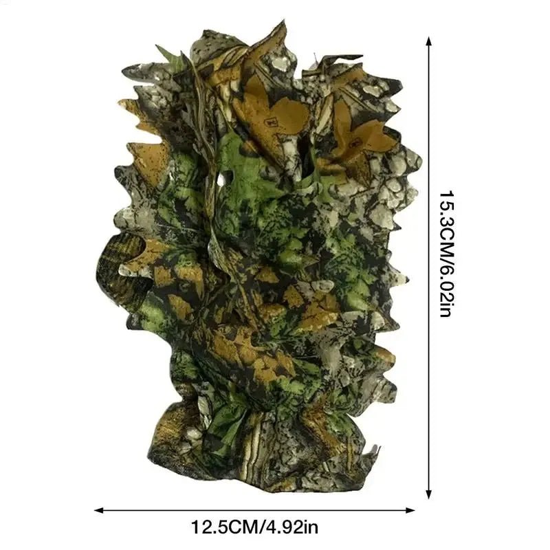 Gant Ghillie Suit Feuilles 3D - Antidérapant - BDU AIRSOFT - Real Tree