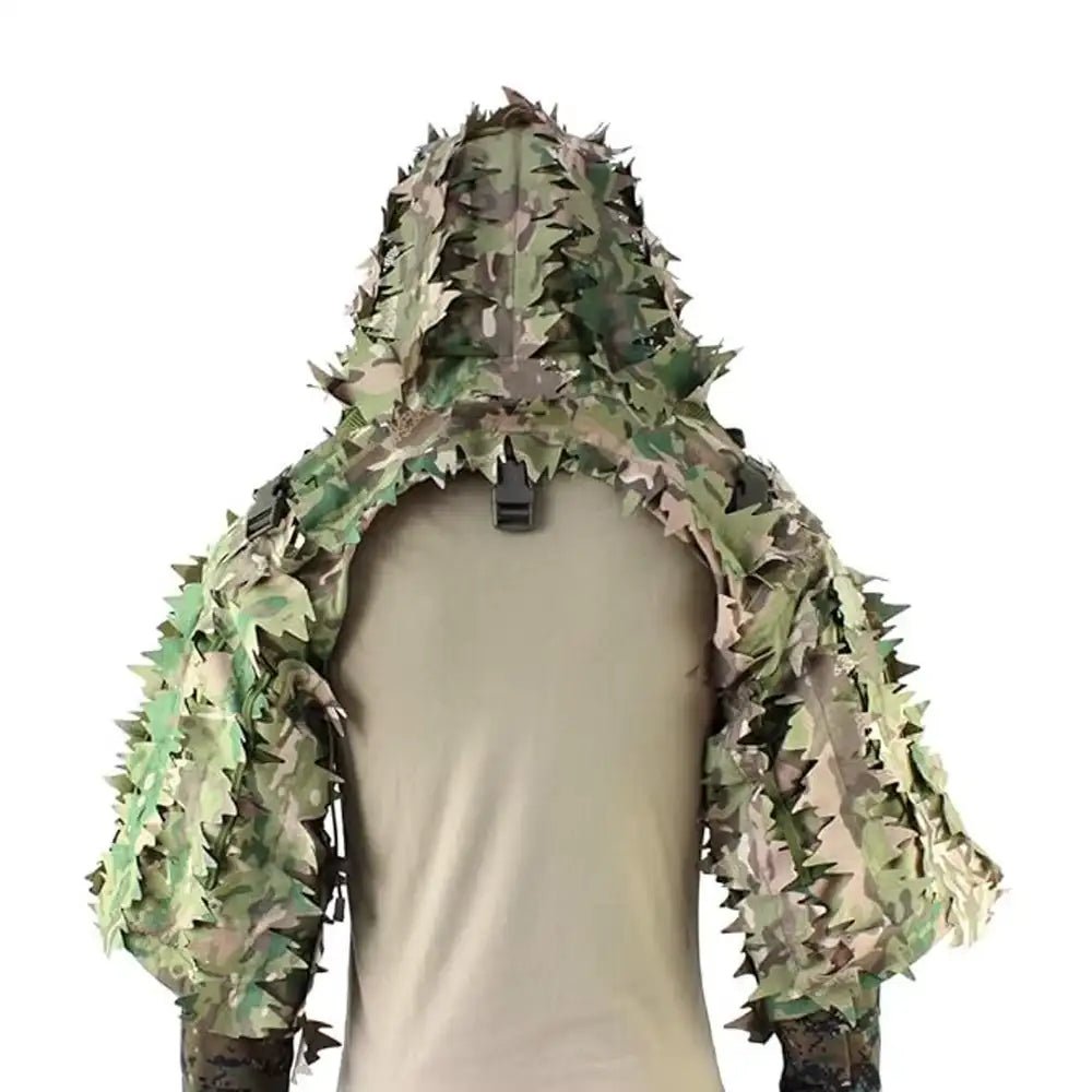 Ghillie Tactique Viper Légère Airsoft - plusieurs teintes - BDU AIRSOFT - Feuilles 3D Multicam