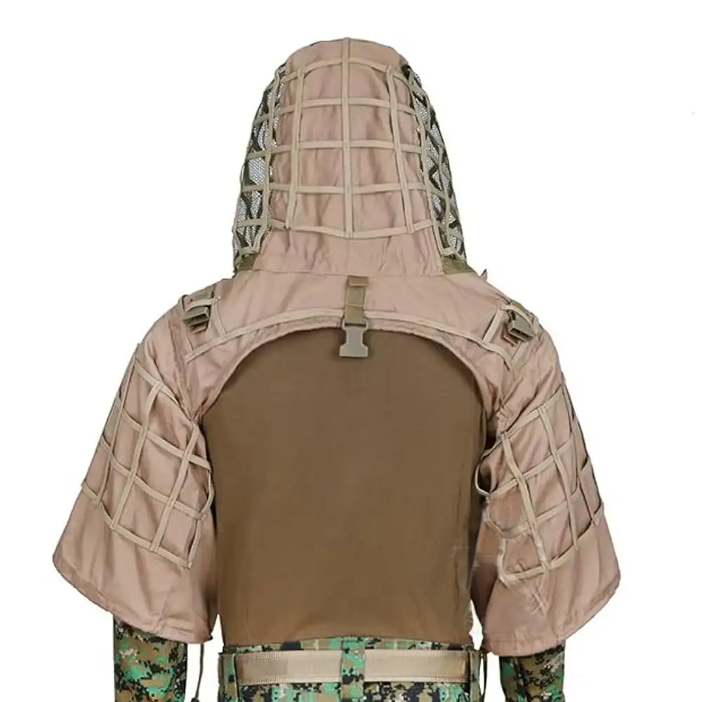 Ghillie Tactique Viper Légère Airsoft ripstop marron