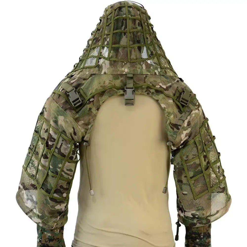 Ghillie Tactique Viper Légère Airsoft real tree mesh