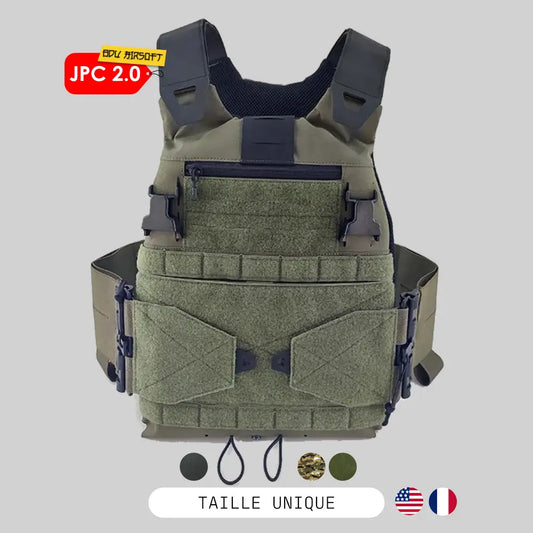 gilet tactique d'entrainement de la gendarmerie JPC 2.0 green army