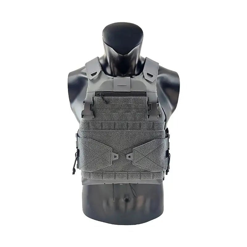 Gilet tactique gendarmerie - Twinfacons plate carrier - BDU AIRSOFT - Gris