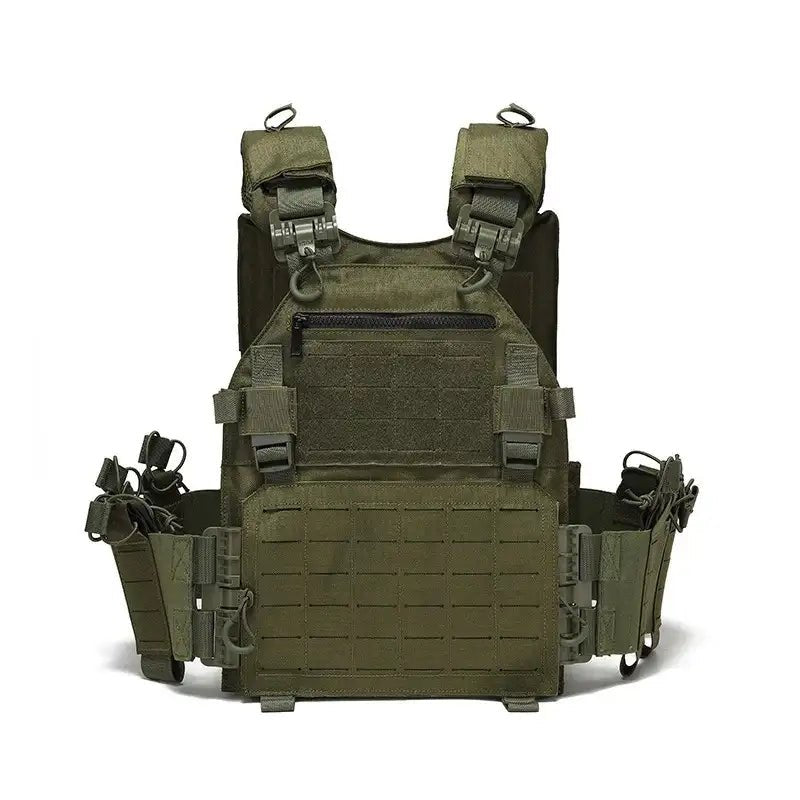 Gilet Porte Plaque Tactique 6094 Airsoft - BDU AIRSOFT - Green Army