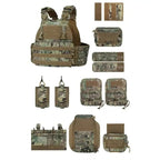 Gilet Tactique GIGN Airsoft - Tenue GIGN airsoft - BDU AIRSOFT - Noir