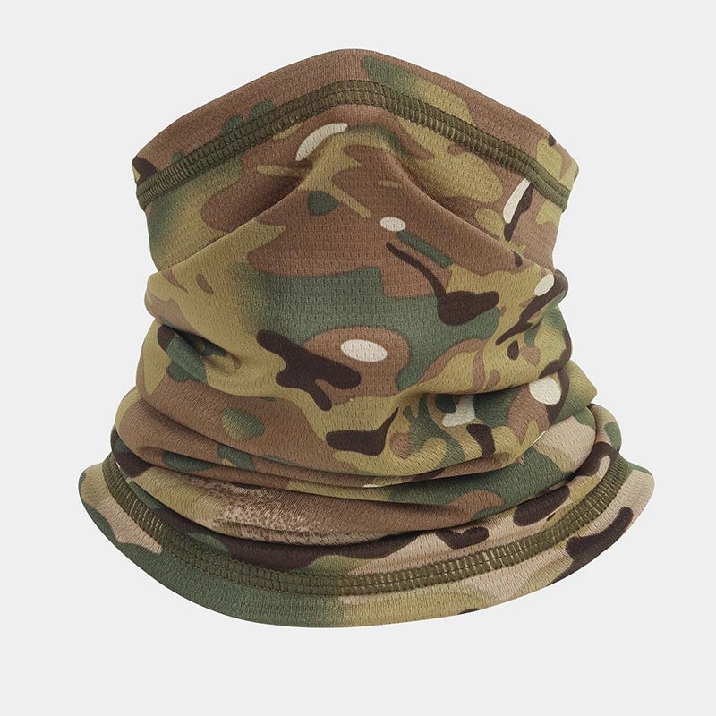 Tour de Cou Camouflage Airsoft - Tube Respirant Multi-Positions, 24 Motifs