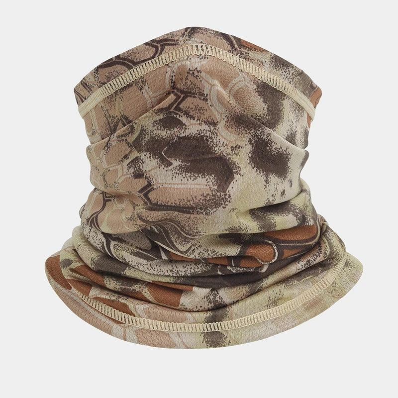 Tour de Cou Camouflage Airsoft - Tube Respirant Multi-Positions, 24 Motifs