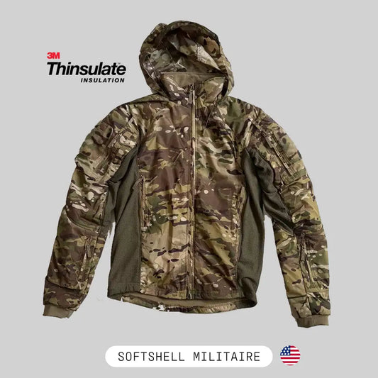 veste militaire softshell multicam