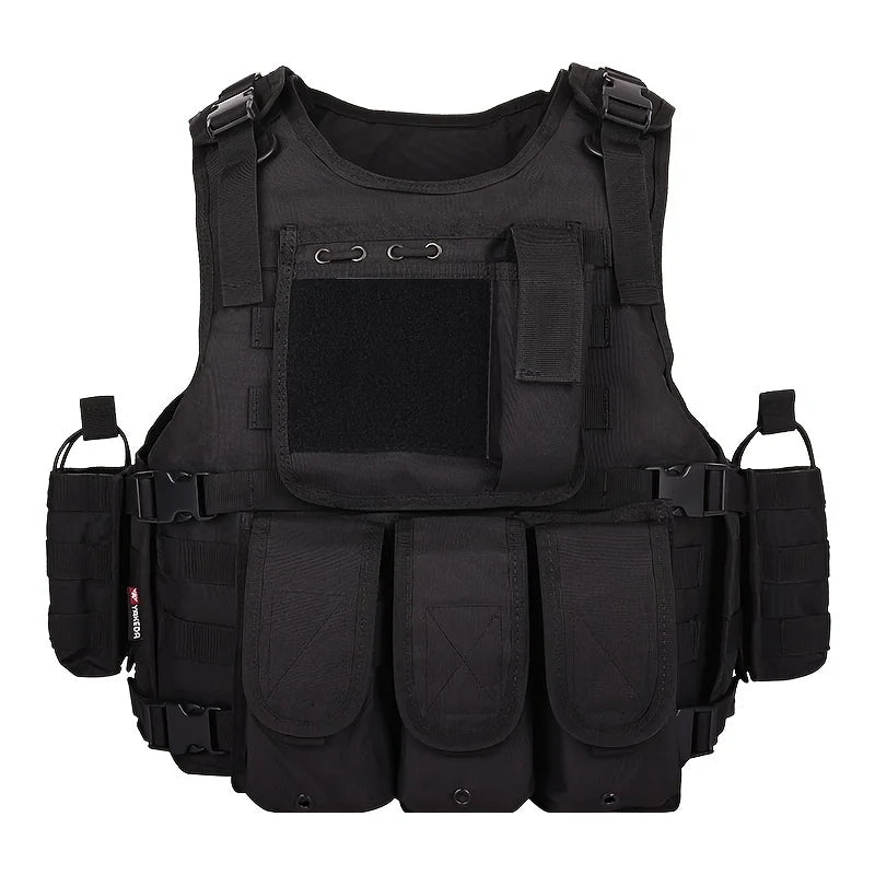 Veste tactique airsoft police nationale noire