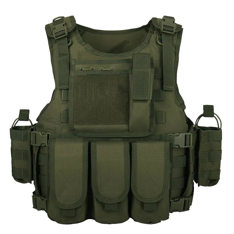 Gilet Tactique Police Airsoft - BDU AIRSOFT - Green Army