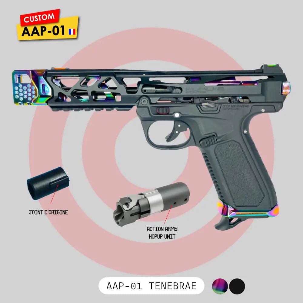 AAP-01 Tenebrae Build Airsoft Premium Iridescent Black – BDU AIRSOFT