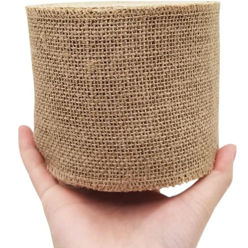 Ruban de toile de jute naturelle pour confection Ghillie DIY - BDU AIRSOFT - 25mm