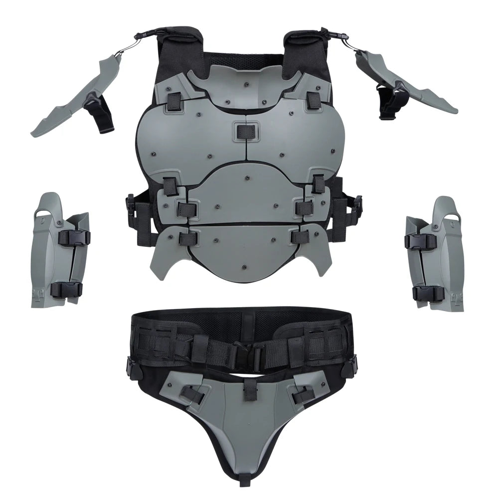 Armure tactique airsoft wolf grey, ensemble complet des pièces - BDU AIRSOFT