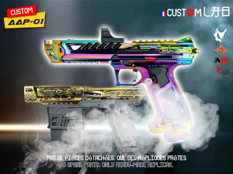 découvrez l'atelier de custom airsoft français custom lab bdu spécialiste hicapa et aap-01 custom