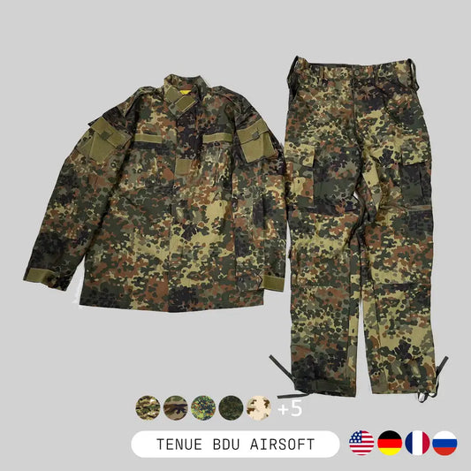 uniforme de combat airsoft Flecktarn