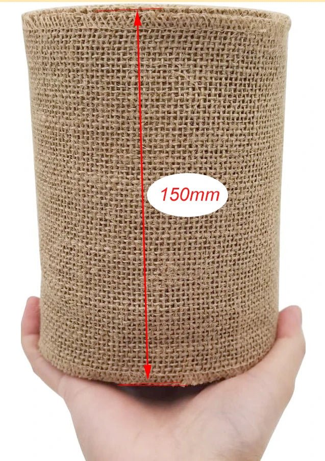 Ruban de toile de jute naturelle pour confection Ghillie DIY - BDU AIRSOFT - 150mm
