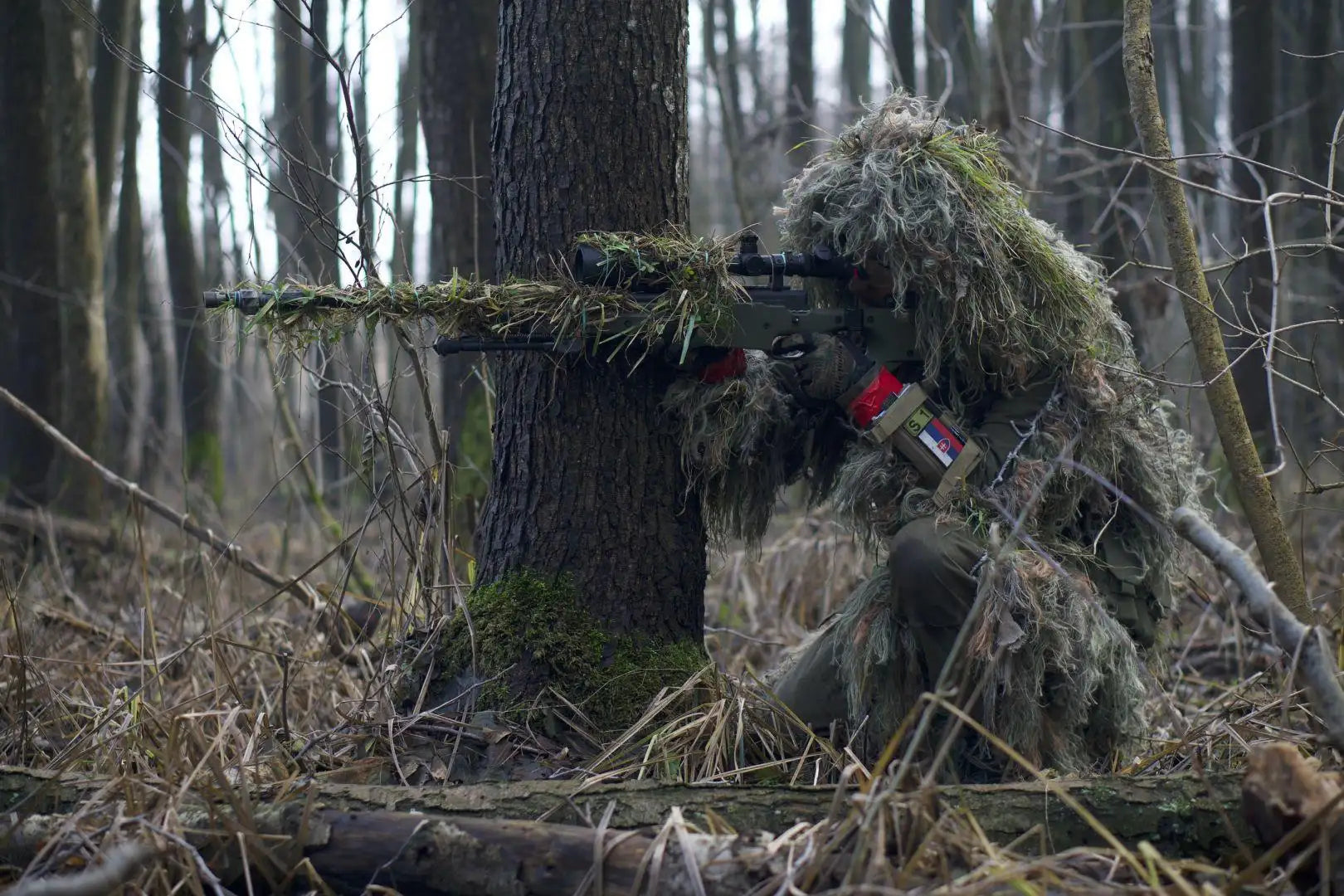 Image article blog ghillie camouflage 3D airsoft