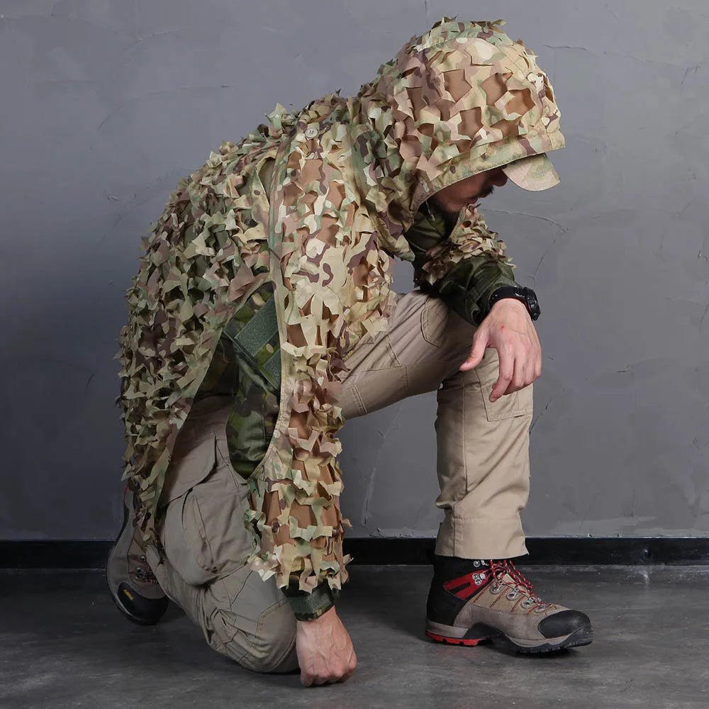 Cape tactique de camouflage sniper ghillie | EMERSON - BDU AIRSOFT - Multicam