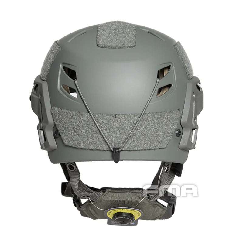 casque bump fma gris airsoft vue de dos