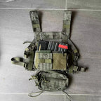 Chest rig airsoft D3CR MK3 avec ses chargeurs 5.56 en place - BDU AIRSOFT
