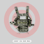 Chest rig airsoft type D3CR MK3, micro rig MOLLE en Desert Night Camo - BDU AIRSOFT