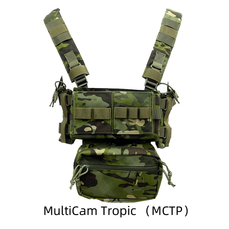 Chest rig airsoft D3CR MK3 style 1 en Multicam Tropic - BDU AIRSOFT