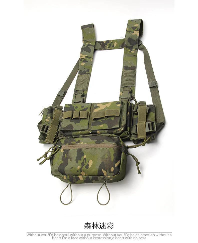 Chest rig airsoft D3CR MK3 style 4 en Multicam Tropic - BDU AIRSOFT