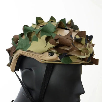 Housse de casque Ghillie 3D camouflage airsoft - Standard - BDU AIRSOFT - Multicam